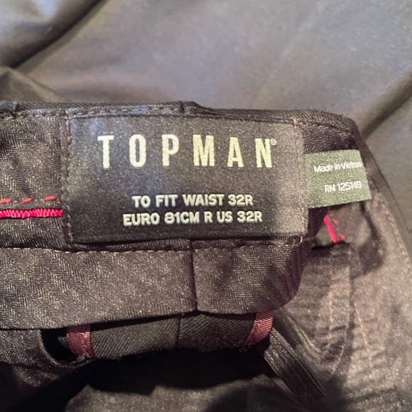 Topman Black Suit 38R - Picture 3 of 5